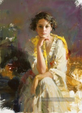 Impressionnisme œuvres - Pino Daeni 11 beautiful Femme lady